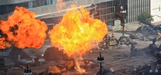 Fireball as Part of the Filming of Transformers 3 on Wacker Drive, Chicago